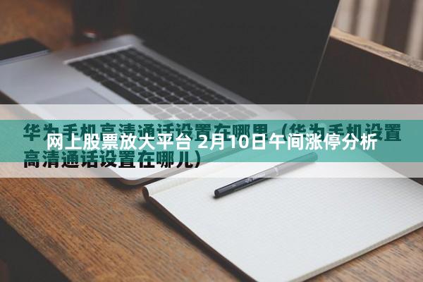 网上股票放大平台 2月10日午间涨停分析