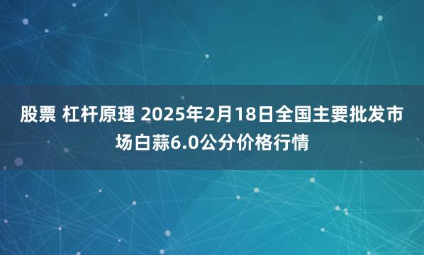 股票 杠杆原理 2025年2月18日全国主要批发市场白蒜6.0公分价格行情